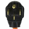 Ac Works 1FT 50A 14-50P RV/Generator/Range Plug to 6-15/20 Outlet with 20A Breaker S1450CB620